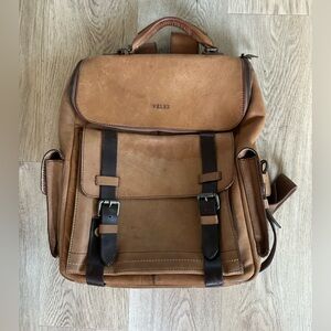Velez Top Grain Leather Backpack - 15.6 Inch Laptop Bag